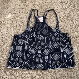 Super cute printed crop top